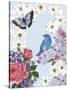 Bird Garden I-Naomi McCavitt-Stretched Canvas