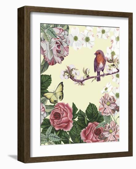 Bird Garden II-Naomi McCavitt-Framed Art Print