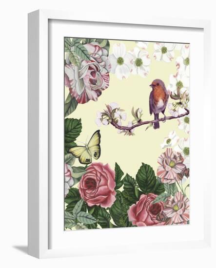 Bird Garden II-Naomi McCavitt-Framed Art Print