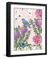 Bird Garden IV-Naomi McCavitt-Framed Art Print