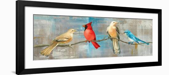 Bird Gossip-Danhui Nai-Framed Premium Giclee Print