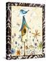 Bird House 1-Megan Aroon Duncanson-Stretched Canvas