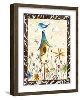 Bird House 1-Megan Aroon Duncanson-Framed Giclee Print