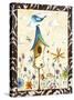 Bird House 1-Megan Aroon Duncanson-Stretched Canvas