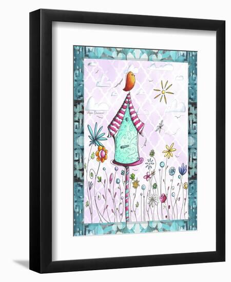 Bird House 2-Megan Aroon Duncanson-Framed Premium Giclee Print