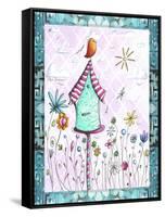 Bird House 2-Megan Aroon Duncanson-Framed Stretched Canvas