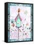 Bird House 2-Megan Aroon Duncanson-Framed Stretched Canvas