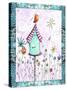 Bird House 2-Megan Aroon Duncanson-Stretched Canvas