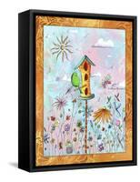 Bird House 3-Megan Aroon Duncanson-Framed Stretched Canvas