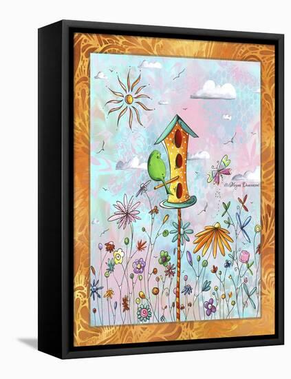 Bird House 3-Megan Aroon Duncanson-Framed Stretched Canvas