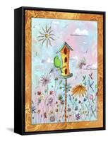 Bird House 3-Megan Aroon Duncanson-Framed Stretched Canvas