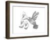 Bird Hummingbird 1-Neeti Goswami-Framed Art Print