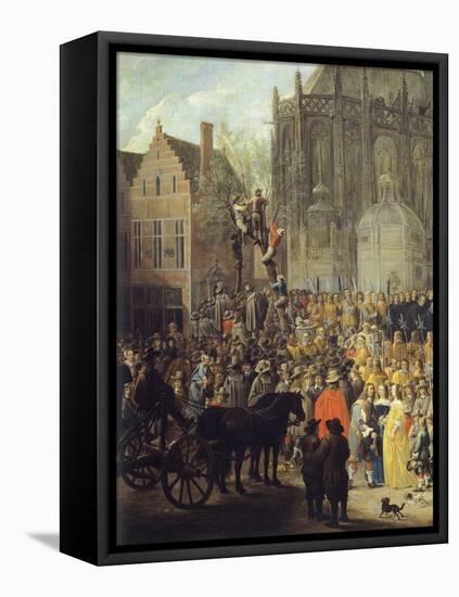 Bird Hunting in Brussels-David Teniers II-Framed Stretched Canvas
