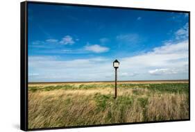 Bird Hut, Horseshoe Point, Lincolnshire, England, United Kingdom, Europe-Bill Ward-Framed Stretched Canvas