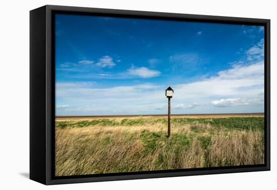 Bird Hut, Horseshoe Point, Lincolnshire, England, United Kingdom, Europe-Bill Ward-Framed Stretched Canvas