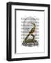 Bird in Bell Jar-Fab Funky-Framed Art Print