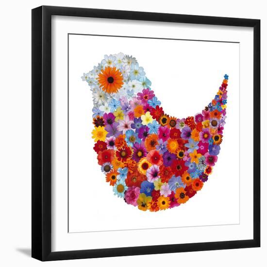 Bird in Bloom-Sharon Elphick-Framed Giclee Print