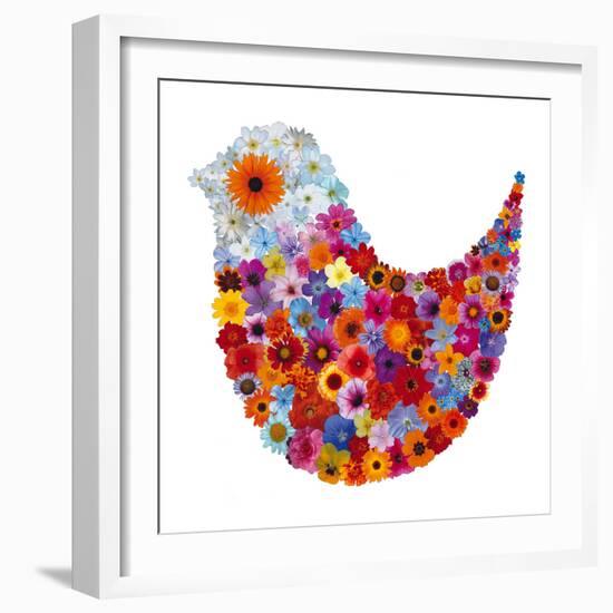 Bird in Bloom-Sharon Elphick-Framed Giclee Print