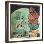 Bird in Cage with Potted Plant-Tim Nyberg-Framed Giclee Print