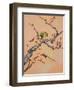 Bird in Cherry Tree-Judy Mastrangelo-Framed Premium Giclee Print