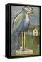 Bird in Found Shoes-Tim Nyberg-Framed Stretched Canvas