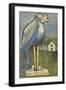 Bird in Found Shoes-Tim Nyberg-Framed Giclee Print