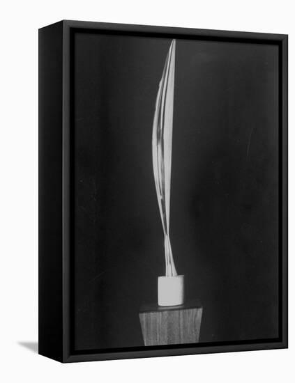 "Bird in Space," a Bronze Sculpture by Constantin Brancusi-null-Framed Stretched Canvas