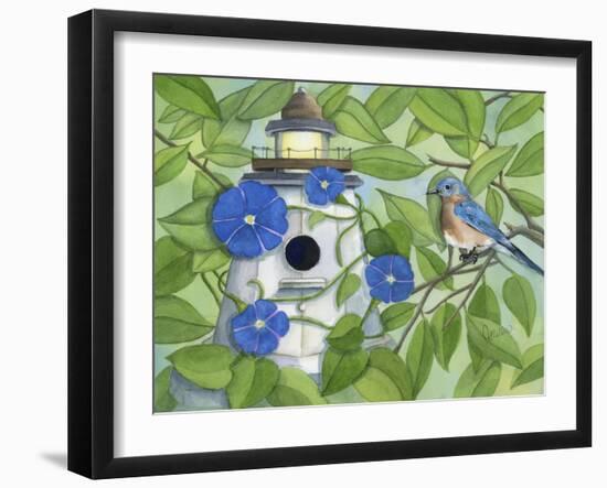 Bird Lighthouse-Tracy Miller-Framed Giclee Print