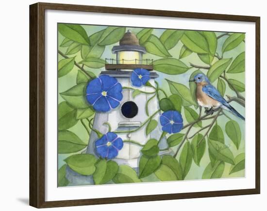 Bird Lighthouse-Tracy Miller-Framed Giclee Print