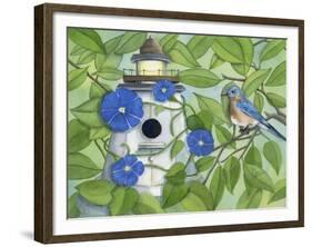 Bird Lighthouse-Tracy Miller-Framed Giclee Print