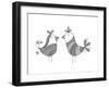 Bird Love Birds-Neeti Goswami-Framed Art Print