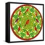 Bird Mandala II-David Sheskin-Framed Stretched Canvas