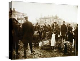 Bird Market, Trubnaya Square, Moscow, Russia, 1908-null-Stretched Canvas