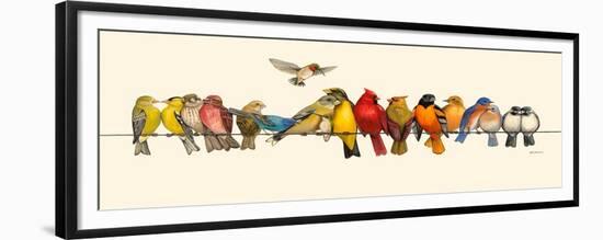 Bird Menagerie I-Wendy Russell-Framed Premium Giclee Print