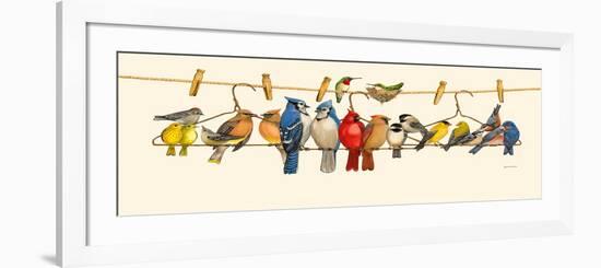 Bird Menagerie II-Wendy Russell-Framed Premium Giclee Print