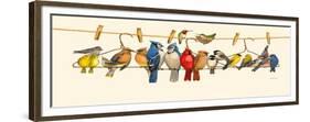 Bird Menagerie II-Wendy Russell-Framed Premium Giclee Print