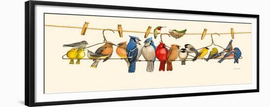 Bird Menagerie II-Wendy Russell-Framed Premium Giclee Print
