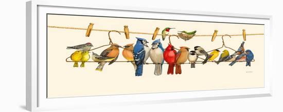 Bird Menagerie II-Wendy Russell-Framed Premium Giclee Print