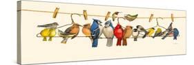 Bird Menagerie II-Wendy Russell-Stretched Canvas