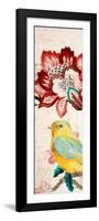 Bird of Capri Panel-Lanie Loreth-Framed Art Print
