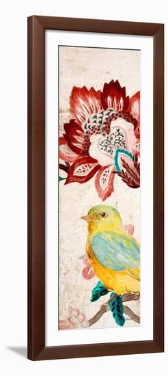 Bird of Capri Panel-Lanie Loreth-Framed Art Print