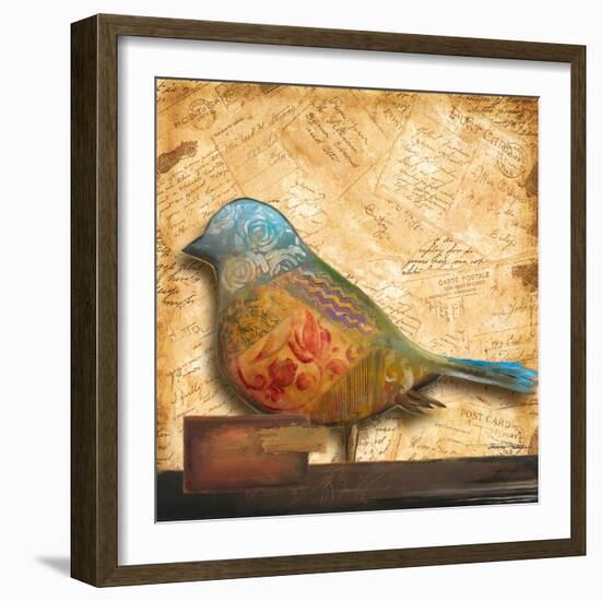 Bird of Collage I-Patricia Pinto-Framed Art Print