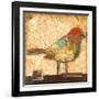 Bird of Collage II-Patricia Pinto-Framed Art Print