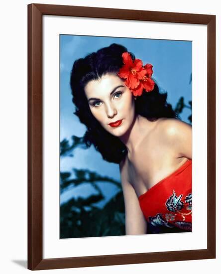 BIRD OF PARADISE, 1951 directed by DELMER DAVES Debra Paget (photo)-null-Framed Photo