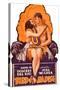 Bird of Paradise, Dolores Del Rio, Joel McCrea on die cut display, 1932-null-Stretched Canvas