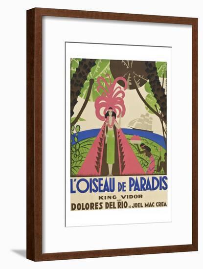 Bird of Paradise "L'Oiseau De Paradis"-null-Framed Art Print