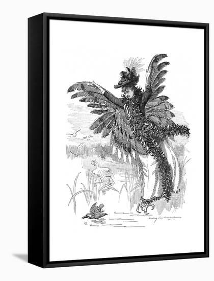 Bird of Prey - Harpy Fashion 1892-Linley Sambourne-Framed Stretched Canvas