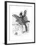 Bird of Prey - Harpy Fashion 1892-Linley Sambourne-Framed Giclee Print