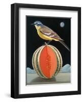 Bird on a Melon-ELEANOR FEIN-Framed Premium Giclee Print