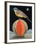 Bird on a Melon-ELEANOR FEIN-Framed Giclee Print